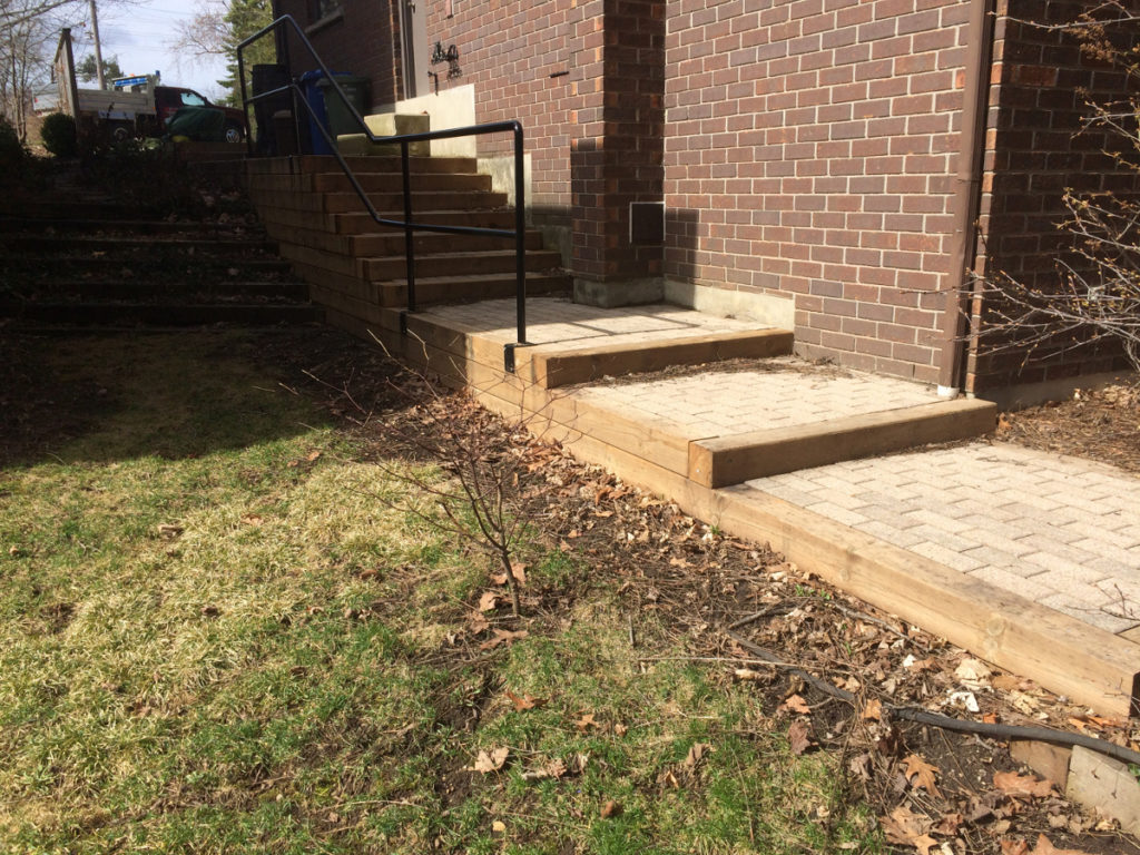backyard steps
